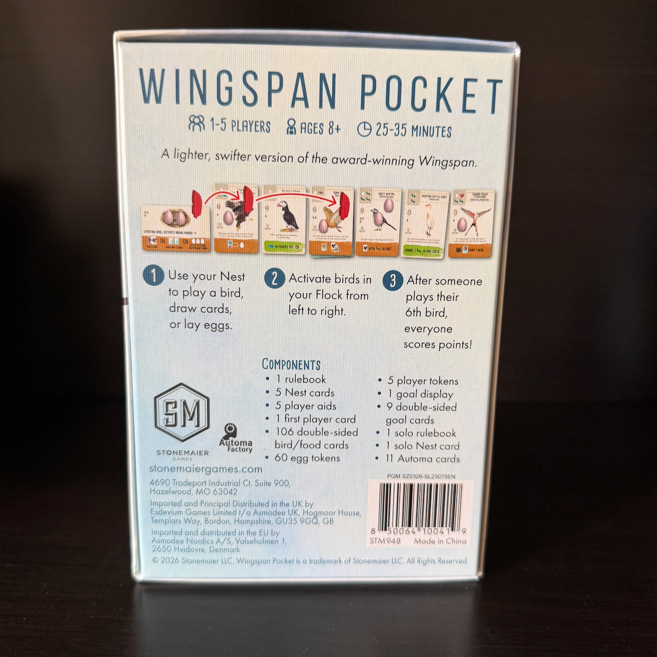 Wingspan Pocket